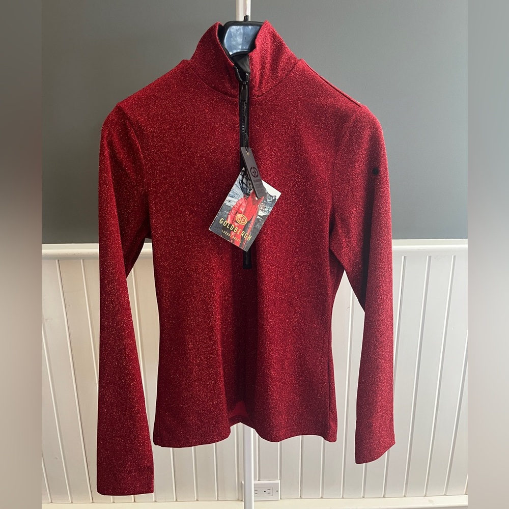 Goldbergh Women’s Sparkly Red Ski Pully